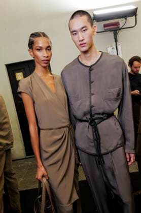 Milan Fashion Week - Women S S 2026 Giorgio Armani Fashion Show Backstage Pinacoteca di Brera - Milan, Italy Milan Fashion Week - Women S S 2026 Giorgio Armani Fashion Show Backstage Pinacoteca di Brera - Milan, Italy 28th September 2025  Copyright: xSTEFANOxGUINDANI SGPx