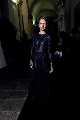 Milan Fashion Week - Women S S 2026 Giorgio Armani Fashion Show Backstage Pinacoteca di Brera - Milan, Italy Milan Fashion Week - Women S S 2026 Giorgio Armani Fashion Show Backstage Pinacoteca di Brera - Milan, Italy 28th September 2025  Copyright: xSTEFANOxGUINDANI SGPx