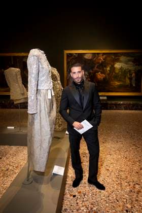 Milan Fashion Week - Women S S 2026 Giorgio Armani Fashion Show Front Row Pinacoteca di Brera - Milan, Italy Miguel Angel Silvestre Milan Fashion Week - Women S S 2026 Giorgio Armani Fashion Show Front Row Pinacoteca di Brera - Milan, Italy 28th September 2025  Copyright: xALFONSOxCATALANO SGPITALIAx