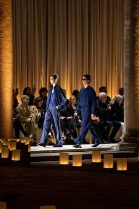 Milan Fashion Week - Women S S 2026 Giorgio Armani Fashion Show Vibes Pinacoteca di Brera - Milan, Italy Milan Fashion Week - Women S S 2026 Giorgio Armani Fashion Show Vibes Pinacoteca di Brera - Milan, Italy 28th September 2025  Copyright: xALFONSOxCATALANO SGPITALIAx