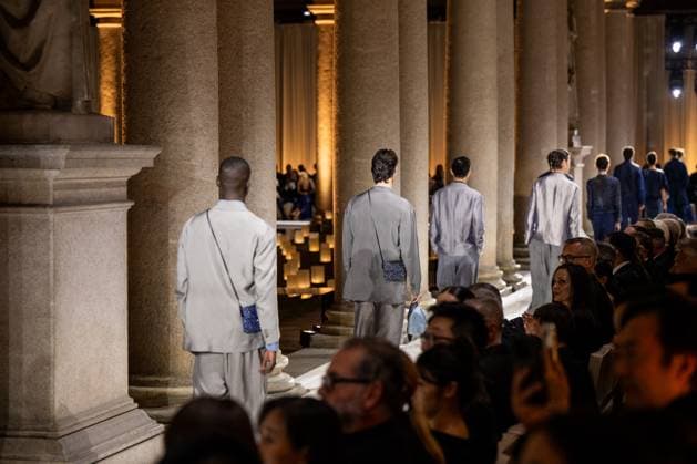 Milan Fashion Week - Women S S 2026 Giorgio Armani Fashion Show Vibes Pinacoteca di Brera - Milan, Italy Milan Fashion Week - Women S S 2026 Giorgio Armani Fashion Show Vibes Pinacoteca di Brera - Milan, Italy 28th September 2025  Copyright: xALFONSOxCATALANO SGPITALIAx