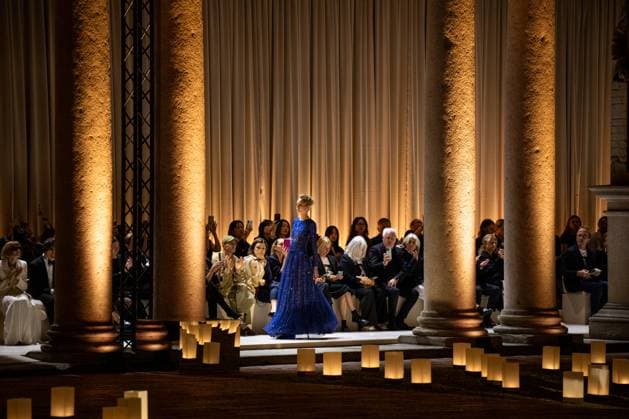 Milan Fashion Week - Women S S 2026 Giorgio Armani Fashion Show Vibes Pinacoteca di Brera - Milan, Italy Milan Fashion Week - Women S S 2026 Giorgio Armani Fashion Show Vibes Pinacoteca di Brera - Milan, Italy 28th September 2025  Copyright: xALFONSOxCATALANO SGPITALIAx