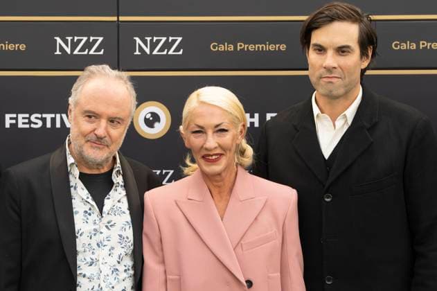 Stefan Haupt, Anne Walser und Maximilian Simonischek bei der Premiere des Kinofilms Stiller auf dem 21. Zurich Film Festival 2025 im Kongresssaal. Zürich, 28.09.2025