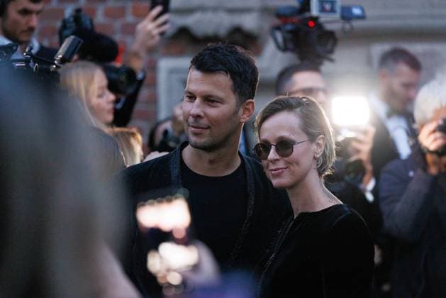 News - Giorgio Armani - Celebrities Arrivals - Milan Fashion Week - Womenswear Spring Summer 2026 Matteo Giunta and Federica Pellegrini arrive at the Giorgio Armani fashion show during the Milan Fashion Week Womenswear Spring Summer 2026 on September 28, 2025 in Milan, Italy. Photo: Cinzia Camela. Milan Pinacoteca di Brera Italy Copyright: xCinziaxCamelax xLiveMediax LPN_2055090