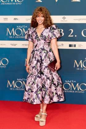 Mylene Gomera bei der Premiere des Kinofilms Momo im Mathäser Filmpalast. München, 28.09.2025