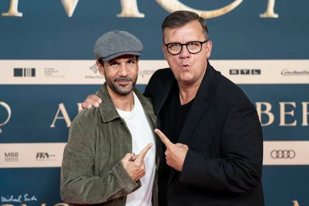 Daniele Rizzo und Torsten Koch bei der Premiere des Kinofilms Momo im Mathäser Filmpalast. München, 28.09.2025