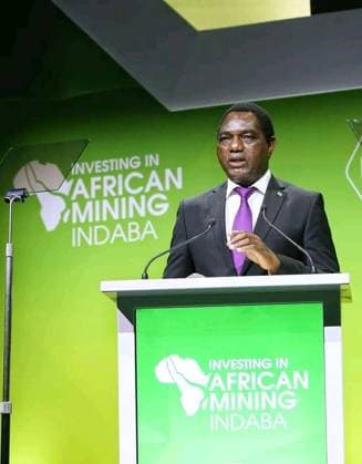 Zambia to triple copper production to 3M tons in 10 years: President CAPE TOWN, SOUTH AFRICA - MAY 9: (----EDITORIAL USE ONLY – MANDATORY CREDIT - State House of Zambia HANDOUT - NO MARKETING NO ADVERTISING CAMPAIGNS - DISTRIBUTED AS A SERVICE TO CLIENTS----) Zambian President Hakainde Hichilema addresses mining indaba in Cape Town on May 9, 2022. Addressing leaders and investors at the opening of the 2022 African Mining Indaba in Cape Town, South Africa, Hakainde Hichilema said Africa s second top copper producer is seeking to attract more investment with sector-friendly policies to spur production which currently hovers at slightly over 800,000 tons annually. Zambia World. Editorial use only. Please get in touch for any other usage.  Copyright: x2025xAnadoluxStatexHousexofxZambiax