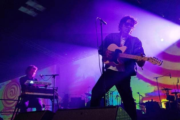 September 28, 2025: Alex Capistran of DAIISTAR band performing at the Levitation Music Festival, Palmer Events Center. Austin, Texas. CSM Austin United States of America - ZUMAc04_ 20250928_faf_c04_032 Copyright: xMarioxCantux Austin United States of America - ZUMA1067 20250928_faf_c04_032 Copyright: xIMAGO MarioxCantux