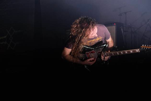 September 28, 2025: Oliver Ackermann of A place to Bury Strangers performing at the Levitation Music Festival, Palmer Events Center. Austin, Texas. CSM Austin United States of America - ZUMAc04_ 20250928_faf_c04_068 Copyright: xMarioxCantux Austin United States of America - ZUMA1067 20250928_faf_c04_068 Copyright: xIMAGO MarioxCantux