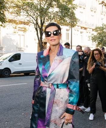 Cristina Cordula à larrivée au défilé Weinsanto Collection Femme Prêt à Porter Printemps Eté 2026 lors de la Fashion Week de Paris PFW , à Paris, France, le 29 septembre 2025 Sam Delpech Bestimage Celebrities arrive at the Weinsanto Womens Ready to Wear Spring Summer 2026 collection show during Paris Fashion Week PFW in Paris, France, on September 29, 2025 Sam Delpech Bestimage Paris France  Copyright: xSamxDelpechx xBestimagexSamxDelpechx xBestimagex