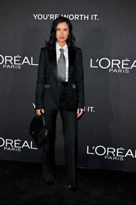 PFW L Oreal Photocall Guest attending the photocall of L Oreal Fashion Show during Paris Fashion Week in Paris, France on September 29, 2025. Photo by Julien Reynaud APS-Medias ABACAPRESS.COM Paris France  Copyright: xReynaudxJulien APS-Medias ABACAx