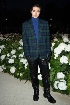 PFW Saint Laurent Front Row Kento Yamazaki attending the Saint Laurent Womenswear Spring Summer 2026 show as part of Paris Fashion Week in Paris, France on September 29, 2025. Photo by Aurore Marechal ABACAPRESS.COM Paris France  Copyright: xMarechalxAurore ABACAx