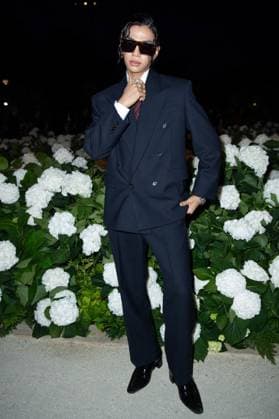 PFW Saint Laurent Front Row Tarzzan attending the Saint Laurent Womenswear Spring Summer 2026 show as part of Paris Fashion Week in Paris, France on September 29, 2025. Photo by Aurore Marechal ABACAPRESS.COM Paris France  Copyright: xMarechalxAurore ABACAx