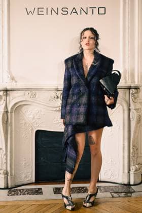 PFW - Weinsanto Front Row Laura Lemarquand attends the Weinsanto Womenswear Spring Summer 2026 show as part of Paris Fashion Week on September 29, 2025 in Paris, France. Photo by Jana Call me J ABACAPRESS.COM Paris Ile de France France  Copyright: xJanaxCallxmexJ ABACAx