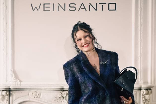 PFW - Weinsanto Front Row Laura Lemarquand attends the Weinsanto Womenswear Spring Summer 2026 show as part of Paris Fashion Week on September 29, 2025 in Paris, France. Photo by Jana Call me J ABACAPRESS.COM Paris Ile de France France  Copyright: xJanaxCallxmexJ ABACAx