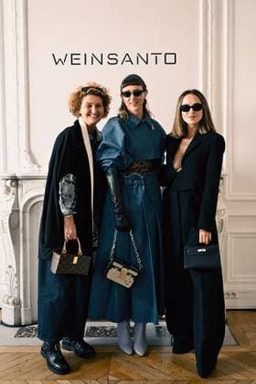 PFW - Weinsanto Front Row Guests attend the Weinsanto Womenswear Spring Summer 2026 show as part of Paris Fashion Week on September 29, 2025 in Paris, France. Photo by Jana Call me J ABACAPRESS.COM Paris Ile de France France  Copyright: xJanaxCallxmexJ ABACAx