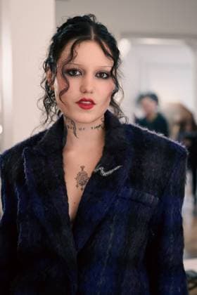 PFW - Weinsanto Front Row Laura Lemarquand attends the Weinsanto Womenswear Spring Summer 2026 show as part of Paris Fashion Week on September 29, 2025 in Paris, France. Photo by Jana Call me J ABACAPRESS.COM Paris Ile de France France  Copyright: xJanaxCallxmexJ ABACAx