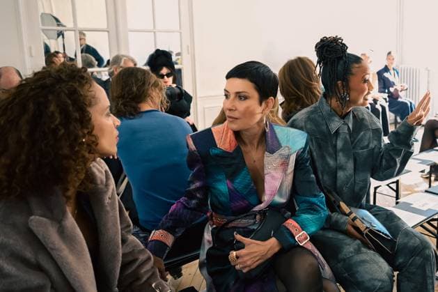 PFW - Weinsanto Front Row Noémie Lenoir, Cristina Córdula attend the Weinsanto Womenswear Spring Summer 2026 show as part of Paris Fashion Week on September 29, 2025 in Paris, France. Photo by Jana Call me J ABACAPRESS.COM Paris Ile de France France  Copyright: xJanaxCallxmexJ ABACAx