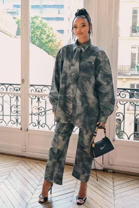 PFW - Weinsanto Front Row Flora Coquerel attends the Weinsanto Womenswear Spring Summer 2026 show as part of Paris Fashion Week on September 29, 2025 in Paris, France. Photo by Jana Call me J ABACAPRESS.COM Paris Ile de France France  Copyright: xJanaxCallxmexJ ABACAx