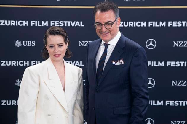 Claire Foy und Christian Jungen bei der Premiere des Kinofilms H Is for Hawk auf dem 21. Zurich Film Festival 2025 im Kongresssaal. Zürich, 29.09.2025