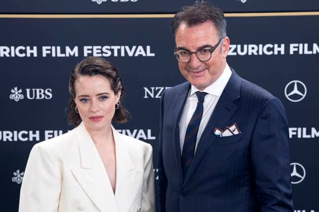 Claire Foy und Christian Jungen bei der Premiere des Kinofilms H Is for Hawk auf dem 21. Zurich Film Festival 2025 im Kongresssaal. Zürich, 29.09.2025
