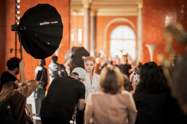PFW - Louis Vuitton Front Row Felix at the Louis Vuitton fashion show as part of Spring Summer 2026 Paris Fashion Week held at The Louvre on September 30, 2025 in Paris, France. Photo by Eliot Blondet ABACAPRESS.COM Paris France France  Copyright: xBlondetxEliot ABACAx