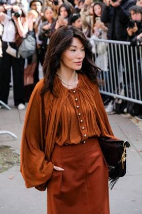PFW - Celebs At Lanvin Tina Leung at the Lanvin fashion show as part of Spring Summer 2026 Paris Fashion Week held on September 30, 2025 in Paris, France. Photo by Robin Psaila ABACAPRESS.COM Paris France  Copyright: xPsailaxRobin ABACAx