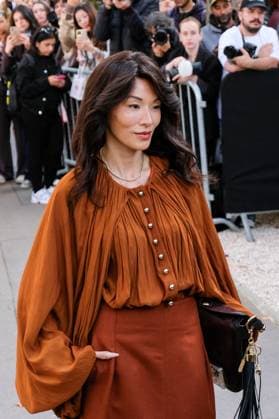 PFW - Celebs At Lanvin Tina Leung at the Lanvin fashion show as part of Spring Summer 2026 Paris Fashion Week held on September 30, 2025 in Paris, France. Photo by Robin Psaila ABACAPRESS.COM Paris France  Copyright: xPsailaxRobin ABACAx