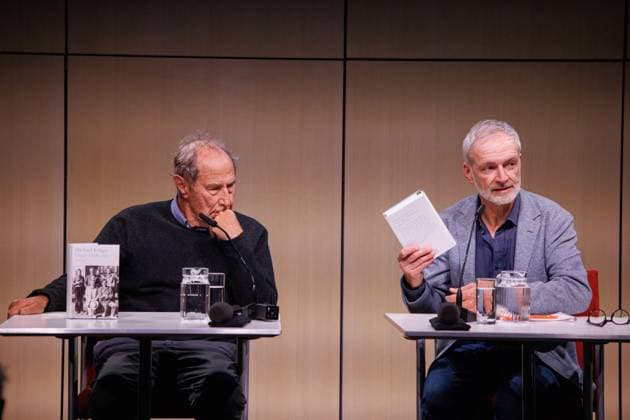 r Akademie der Künste Berlin Michael Krüger Unter Dichtern Buchpremiere, Lesung und Gespräch in der Akademie der Künste Berlin foto: gezett 30.09.30