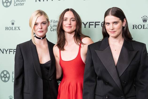 September 30, 2025, Bronx, New York, USA: Elle Fanning, Renate Reinsve and Inga Ibsdotter Lilleaas attend screening of Sentimental Value during 63rd annual New York Film Festival at Alice Tully Hall in New York, NY on September 30, 2025. Bronx USA - ZUMAr339 20250930_znp_r339_089 Copyright: xLevxRadinx