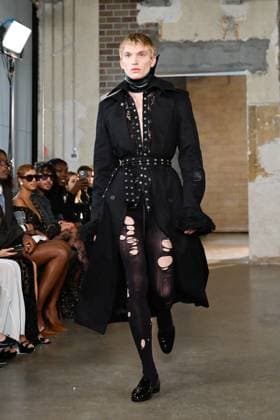 PFW - Pressiat Runway A model walks the runway during the Pressiat Womenswear Spring Summer 2026 show as part of Paris Fashion Week on September 30, 2025 in Paris, France. Photo by Jana Call me J ABACAPRESS.COM Paris Ile de France France  Copyright: xJanaxCallxmexJ ABACAx