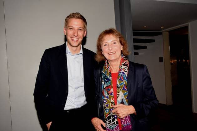 Dominik Krause 2.Buergermeister Dr Hildegard Kronawitter Muenchen 30.09.2025 Literaturhaus Publizistikpreises 2025 an die Journalistin Annette Rammelsberger SZ Publizistikpreis ist mit 10.000 Euro dotiert wird, alternierend mit dem Literatur und Uebersetzungspreis, alle drei Jahre vergeben. Muenchen