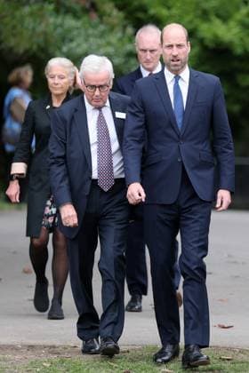 The Prince Of Wales Attends The Global Humanitarian Memorial Launch LONDON, ENGLAND - OCTOBER 01: Prince William, Prince of Wales as he attends the launch of the Global Humanitarian Memorial on October 01, 2025 in London, England. The memorial, which was created by Michael Landy and the Humanitarian Memorial Committee, celebrates humanitarians across the world and pays tribute to all those who have lost their lives whilst delivering humanitarian aid., Credit:Chris Jackson Avalon United Kingdom, England, London, Gunnersbury Park Museum Copyright: xChrisxJacksonx xAvalonx 1042327370