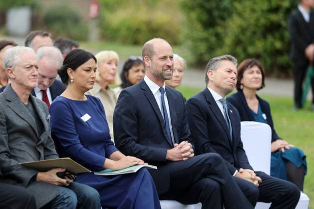The Prince Of Wales Attends The Global Humanitarian Memorial Launch LONDON, ENGLAND - OCTOBER 01: Prince William, Prince of Wales as he attends the launch of the Global Humanitarian Memorial on October 01, 2025 in London, England. The memorial, which was created by Michael Landy and the Humanitarian Memorial Committee, celebrates humanitarians across the world and pays tribute to all those who have lost their lives whilst delivering humanitarian aid., Credit:Chris Jackson Avalon United Kingdom, England, London, Gunnersbury Park Museum Copyright: xChrisxJacksonx xAvalonx 1042327439