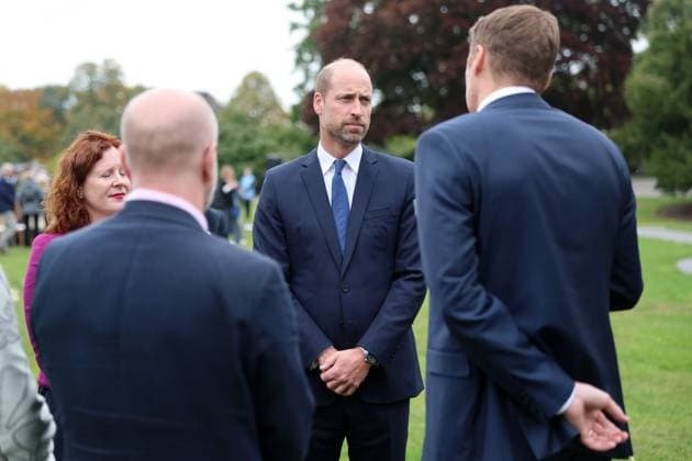 . 01 10 2025. London, United Kingdom. Prince William at the launch of the Global Humanitarian Memorial in London,  xPoolx xi-Imagesx IIM-26266-0019