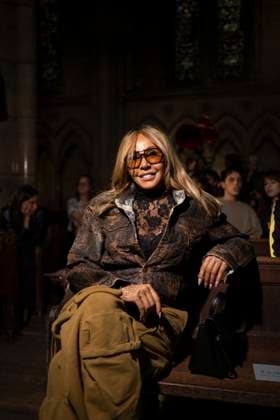 Cathy Guetta at the Front Row Casablanca Womenswear Collection Prêt à Porter Spring Summer 2026 show as part of Paris Fashion Week PFW , 23 avenue georges V, Paris, France, October 01, 2025 Pierre Perusseau Bestimage Front Row Casablanca Womenswear Spring Summer 2026 show as part of Paris Fashion Week on October 01, 2025 in Paris, France Paris France  Copyright: xTizianoxDaxSilvax-xPierrexPerusseaux xBestimagexTizianoxDaxSilvax-xPierrexPerusseaux xBestimagex