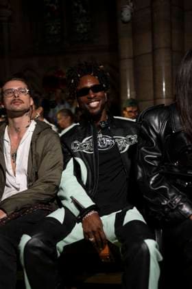 American rapper Saint Jhn Carlos St John Philipps at Front Row at Casablanca Womenswear Collection Prêt à Porter Spring Summer 2026 show as part of Paris Fashion Week PFW , 23 avenue georges V, Paris, France, October 01, 2025 Pierre Perusseau Bestimage Front Row Casablanca Womenswear Spring Summer 2026 show as part of Paris Fashion Week on October 01, 2025 in Paris, France Paris France  Copyright: xTizianoxDaxSilvax-xPierrexPerusseaux xBestimagexTizianoxDaxSilvax-xPierrexPerusseaux xBestimagex