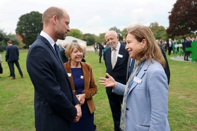 Prince William attends the launch of the Global Humanitarian Memorial Prince William attends the launch of the Global Humanitarian Memorial at Gunnersbury Park, London, UK, on the 30th September 2025. Picture by Chris Jackson WPA-Pool London Gunnersbury Park London United Kingdom  WHA-0803