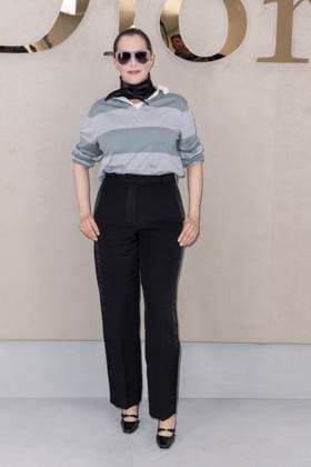 Amira Casar au photocall au défilé Christian Dior Collection Femme Prêt à Porter Printemps Eté 2026 lors de la Fashion Week de Paris PFW , dans le Jardin des Tuileries, à Paris, France, le 1er octobre 2025 Olivier Borde Bestimage Photocall Christian Dior Womenswear Spring Summer 2026 show as part of Paris Fashion Week on October 01, 2025 in Paris, France Paris France  Copyright: xOLIVIERxBORDEx xBESTIMAGExOLIVIERxBORDEx xBESTIMAGEx