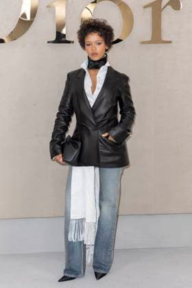 Taylor Russell at the photocall at the Christian Dior Womenswear Ready to Wear Spring Summer 2026 show as part of Paris Fashion Week PFW , in the Jardin des Tuileries, in Paris, France, October 01, 2025 Olivier Borde Bestimage Photocall Christian Dior Womenswear Spring Summer 2026 show as part of Paris Fashion Week on October 01, 2025 in Paris, France Paris France  Copyright: xOLIVIERxBORDEx xBESTIMAGExOLIVIERxBORDEx xBESTIMAGEx
