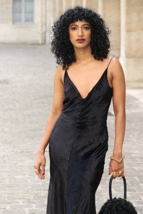PFW - Gabriela Hearst Photocall Trisha Shetty attends the Gabriela Hearst Womenswear Spring Summer 2026 show as part of Paris Fashion Week in Paris, France on October 01, 2025. Photo by Jerome Domine ABACAPRESS.COM France  Copyright: xDominexJerome ABACAx