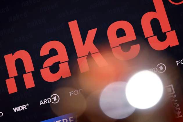 Das Logo zur Serie bei der Premiere der ARD WDR-Serie naked im Filmpalast Kino. Köln, 01.10.2025 NRW Deutschland Copyright: xChristophxHardtx