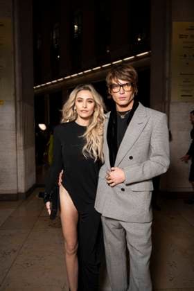 Paris Jackson and Jordan Barrett exit the Tom Ford Womens Ready to Wear Spring Summer 2026 show at Paris Fashion Week PFW , Place Vendôme, Paris, France, October 01, 2025 Pierre Perusseau Bestimage Exits Tom Ford fashion show as part of Spring Summer 2026 Paris Fashion Week on October 01, 2025 in Paris, France Paris France  Copyright: xTizianoxDaxSilvax-xPierrexPerusseaux xBestimagexTizianoxDaxSilvax-xPierrexPerusseaux xBestimagex