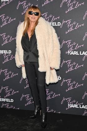 PFW Karl Lagerfeld From Paris With Love Party Babeth Djian attending the Karl Lagerfeld From Paris With Love party during Paris Fashion Week in Paris, France on October 1, 2025. Photo by Julien Reynaud APS-Medias ABACAPRESS.COM Paris France  Copyright: xReynaudxJulien APS-Medias ABACAx
