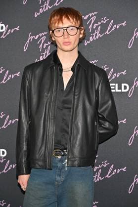 PFW Karl Lagerfeld From Paris With Love Party Calum Harper attending the Karl Lagerfeld From Paris With Love party during Paris Fashion Week in Paris, France on October 1, 2025. Photo by Julien Reynaud APS-Medias ABACAPRESS.COM Paris France  Copyright: xReynaudxJulien APS-Medias ABACAx