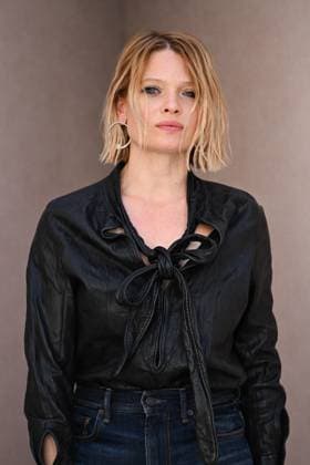 PFW Acne Studios Photocall Melanie Thierry attending the Acne Studios Womenswear Spring Summer 2026 show as part of Paris Fashion Week in Paris, France on October 01, 2025. Photo by Aurore Marechal ABACAPRESS.COM Paris France  Copyright: xMarechalxAurore ABACAx