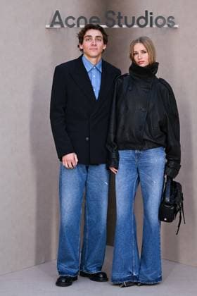 PFW Acne Studios Photocall Armand Duplantis and Desire Iglander attending the Acne Studios Womenswear Spring Summer 2026 show as part of Paris Fashion Week in Paris, France on October 01, 2025. Photo by Aurore Marechal ABACAPRESS.COM Paris France  Copyright: xMarechalxAurore ABACAx