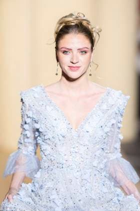 PFW - Christophe Guillarme Runway A model presents a creation by Christophe Guillarme for the Women Ready-to-wear Spring-Summer 2026 collection as part of the Paris Fashion Week, in Paris on September 30, 2025.Photo by Eliot Blondet ABACAPRESS.COM Paris France France  Copyright: xBlondetxEliot ABACAx