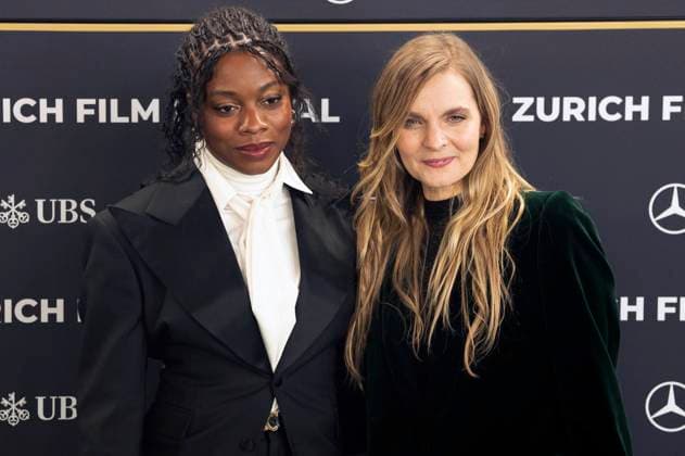 Nia DaCosta und Hildur Gudnadottir bei der Premiere des Amazon Prime Video Films Hedda auf dem 21. Zurich Film Festival 2025 im Kongresssaal. Zürich, 01.10.,2025
