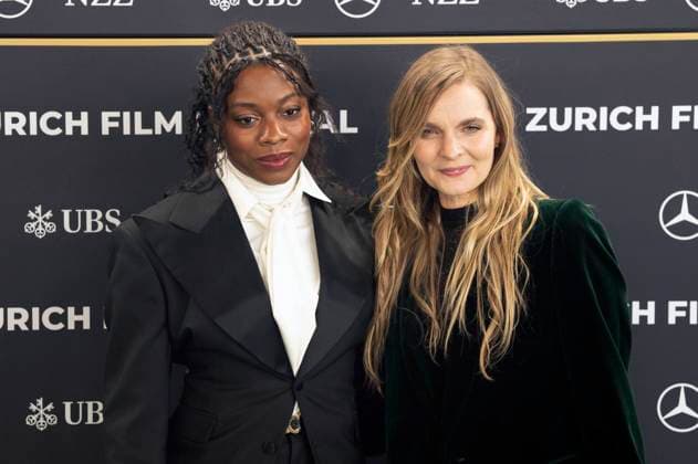 Nia DaCosta und Hildur Gudnadottir bei der Premiere des Amazon Prime Video Films Hedda auf dem 21. Zurich Film Festival 2025 im Kongresssaal. Zürich, 01.10.,2025